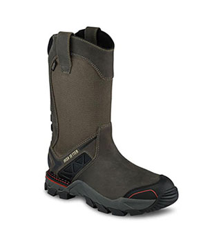 BOOT-83936 - Men's 11 inch Crosby Pull-On Composite Toe Boots - Black / Gray