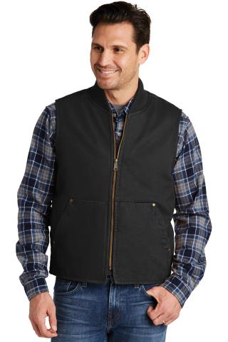 Washed Duck Cloth Vest