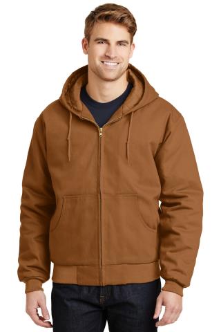 J763H - Duck Cloth Hooded Work Jacket