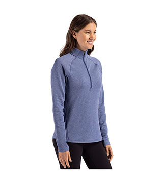 LCK00182 - Ladies Peshastin Eco Fleece Recycled Half Zip Pullover