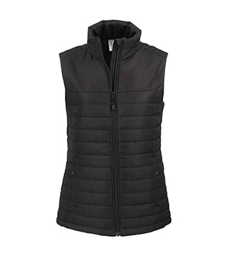 Ladies Elevation Eco Full Zip Puffer Vest