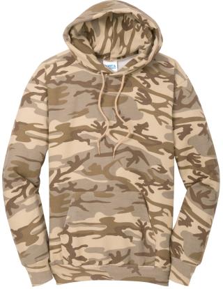 RG1-PC78HC - Core Fleece Camo Pullover Hooded Sweatshirt