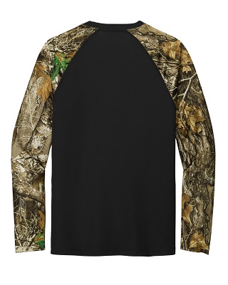Realtree Colorblock Performance Long Sleeve Tee