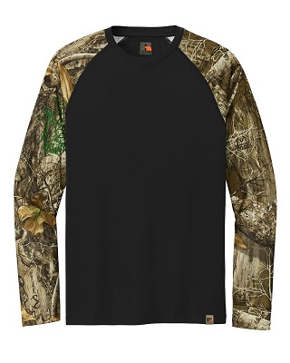 Realtree Colorblock Performance Long Sleeve Tee