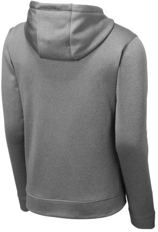 Heather Fleece Hooded Pullover
